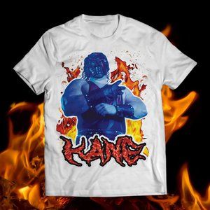 Vintage Style White Kane Wrestling Tee